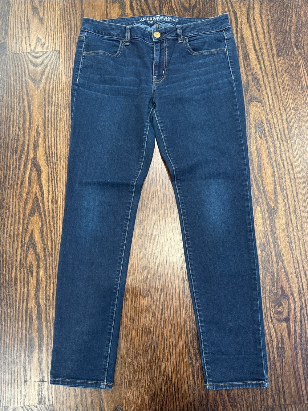 American Eagle Outfitters Navy Blue Skinny Jeans